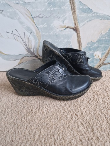 Pavers comfort black leather - pavers,