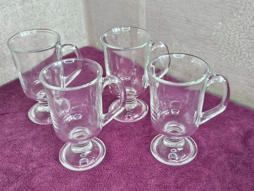 Set glass latte mugs - of, |