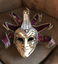 Venetian Mask Jester full size