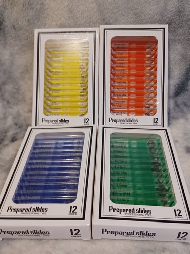 Microscope slides x - slides, 48