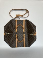 Louis Vuitton Keepall Bag Duffle 55 Brown Canvas