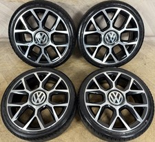 17'' GENUINE VW UP UP! GTI BLACK DC 1S OSWALD ALLOY TYRES 1S0601025BN