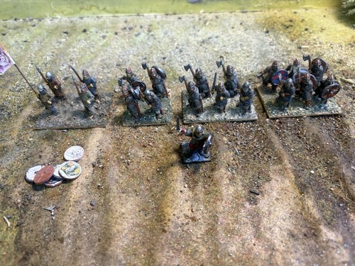 Saxon viking hirdmen - viking, 28mm