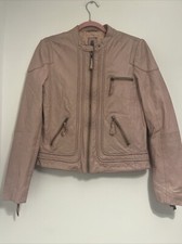 Naf Naf Women’s Real Leather Jacket Size 12