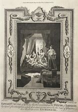 1483 Princes In The Tower, Richard III Original Antique Print