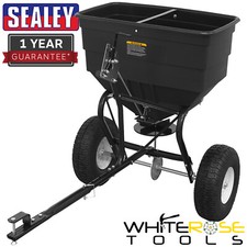 Sealey Broadcast Spreader 80kg Tow Behind Garden Tool
