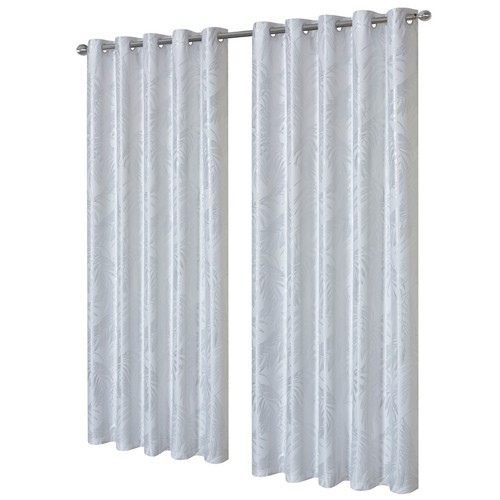 Blackout eyelet curtains leaf - blackout,