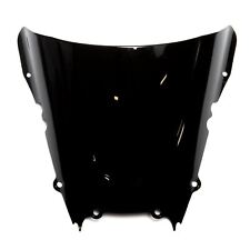MPW Double Bubble Black Windshield Screen for Yamaha YZF-R6 99-02