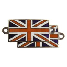 Enamelled Union Jack Badge - Bolt On - Pack of 2 - UJ2P by Mountney