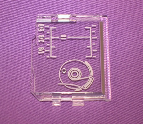 Slide plate bobbin - plate,