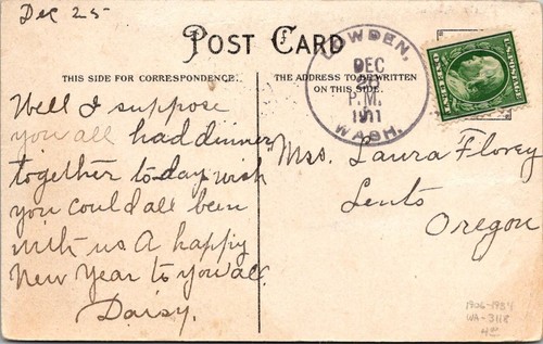 1911 lowden wash lents oreg - wash,