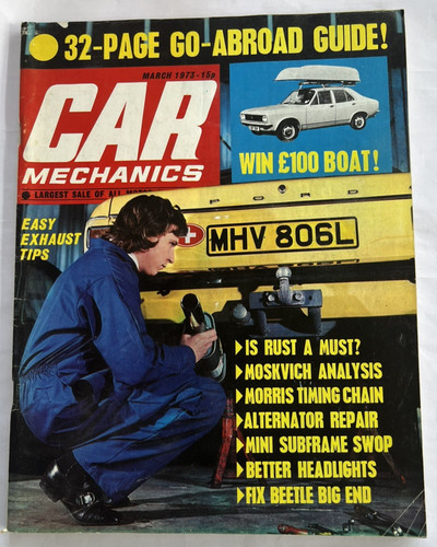 Car mechanics march 1973 - car,
