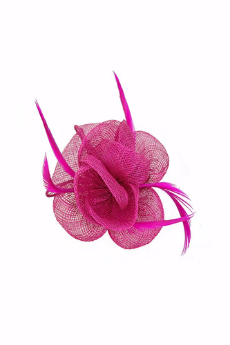 Small flower shaped sinamay - flower,