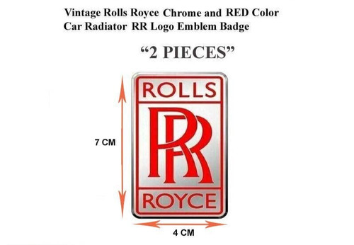 Vintage rolls royce - silver, red