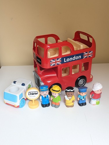 Happyland london bus set - london, with