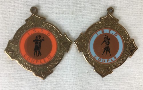 Vintage dance medals 2 - vintage, x