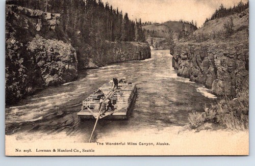Postcard alaska yukon river - postcard,