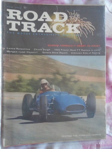 Road track jul - 1960, facel