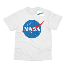NASA Logo Space Inspired Geeky Printed T-Shirt