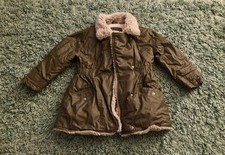 Girls Khaki Green bluezoo Coat