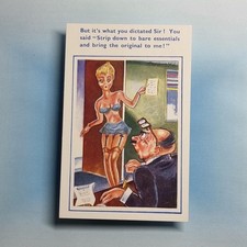 Saucy Comic Postcard C1960