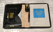 Vintage Black LEATHER Zipped