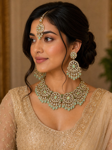 Necklace set bridal indian - set,