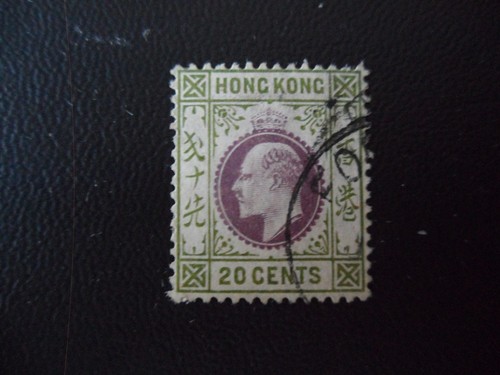 Hong kong edvii 1907 20c - edvii,