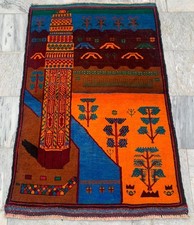 3x4 vintage afghan hand - vintage,