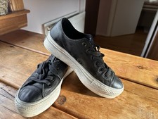 Converse Black Leather