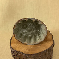 Antique Pie Dish Jelly Mould Stone Ware Ceramic Christmas Cookery Collectible