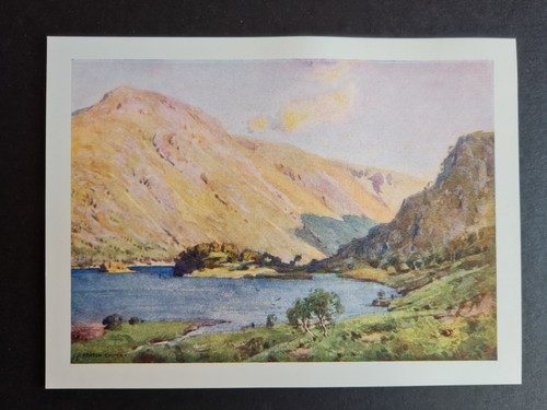 Antique 1908 print - , thirlmere