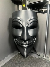 Guy Fawkes Mask - Raw 3D Print