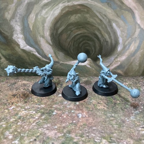 Cave goblins with ball and