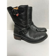 UGG Simmens Black Leather