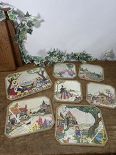 Vintage table mats - vintage,