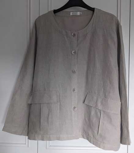 Masai boxy round neck jacket - round,