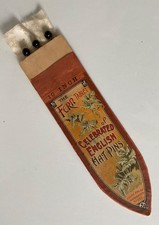 Antique EDWARDIAN HAT PIN TABLET 3 Glass head black hat pins  10 inch