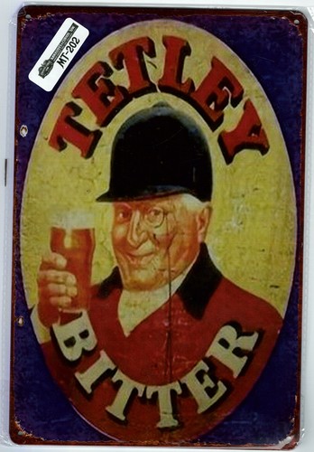 Vintage style metal tin sign - tin,