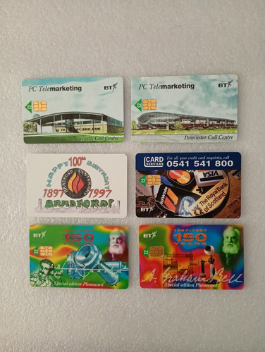Bt telephone cards - 6,