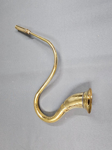 Brass stethoscope hearing pipe - brass,