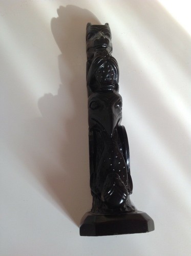 Black totem handcrafted - totem,handcrafted, by