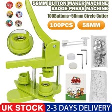 Badge Maker Machine Making Pin