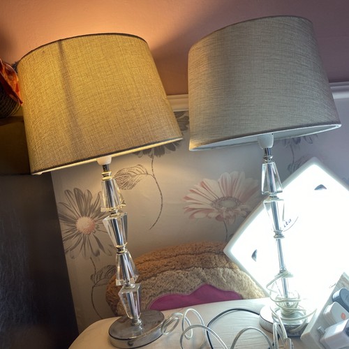 Pair modern clear crystal - clear,