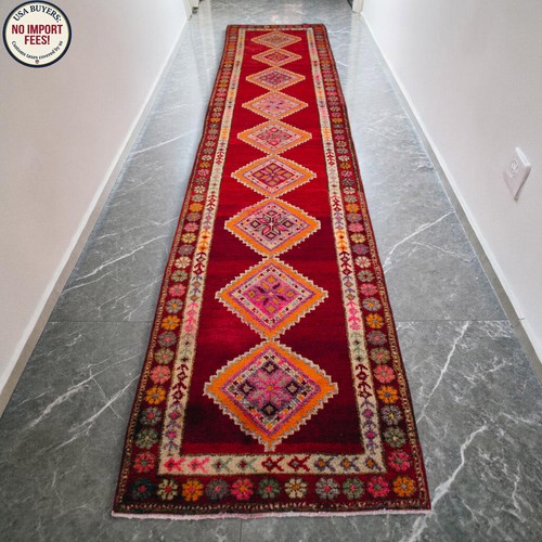 Turkish rug runner hand - rug,