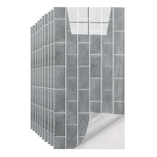 10pc self adhesive brick wall - self-adhesive,
