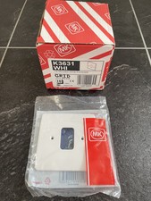 MK K3631 WHI 1 Gang Moulded