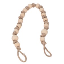 (Jute Rope With Wooden Beads