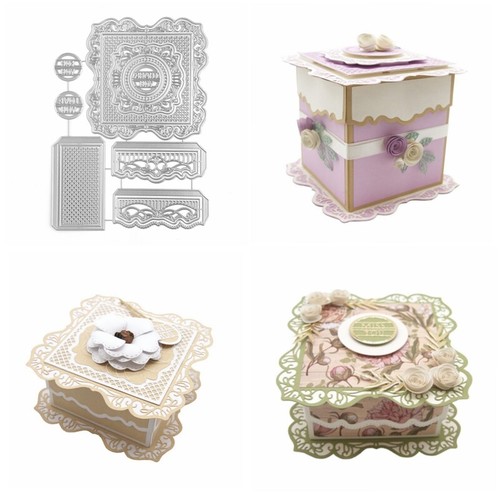 Christmas gift box metal - christmas,