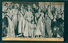 Royalty Postcard - The Queen and Members of the Royal Family